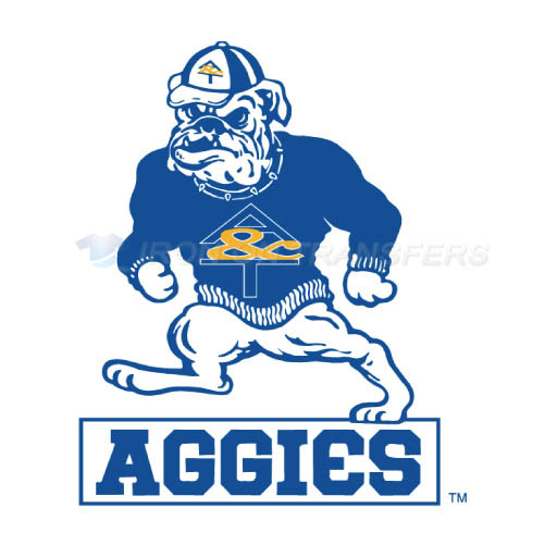 North Carolina A T Aggies Logo T-shirts Iron On Transfers N5480 - Click Image to Close